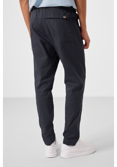 Tommylife Gri Standart Fit Dokuma Hafif Esnek Chino Erkek Pantolon - 82179 Gri