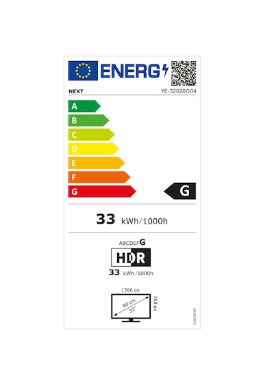 Next YE-32020GG4 32" HD Android Smart LED TV