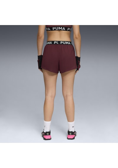 Puma Strong 3" Knit Short Kadın Yetişkin Şort Bordo