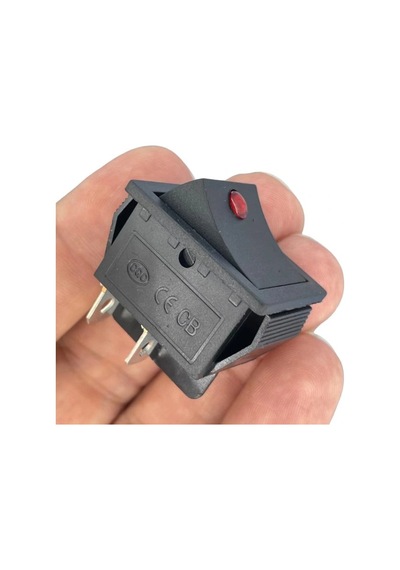 Ic-104d 220v Geniş Nokta Işıklı Anahtar On-off