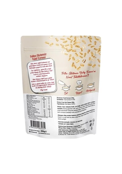 Fellas Glutensiz Yulaf Ezmesi 300g 12'li Paket