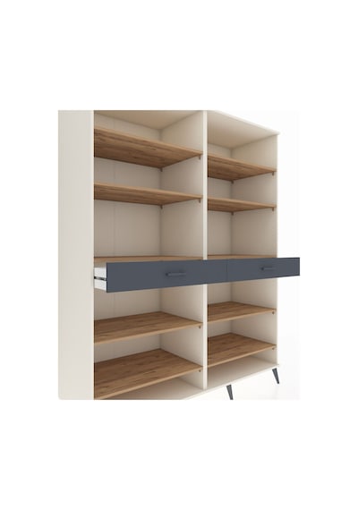 Kronos Gardrop 10 Raflı 2 Çekmeceli 176x59x221 Aytaşı-çam/antrasit Çam/antrasit Kronos Gardrop 10 Raflı 2 Çekmeceli 176x59x221 Aytaşı-çam/antrasit Çam/antrasit