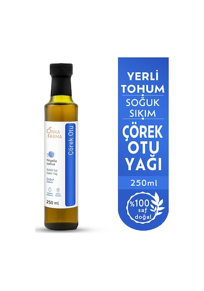 Onka Farma Çörekotu Yağı 250 ML Onka Farma Çörekotu Yağı 250 ML