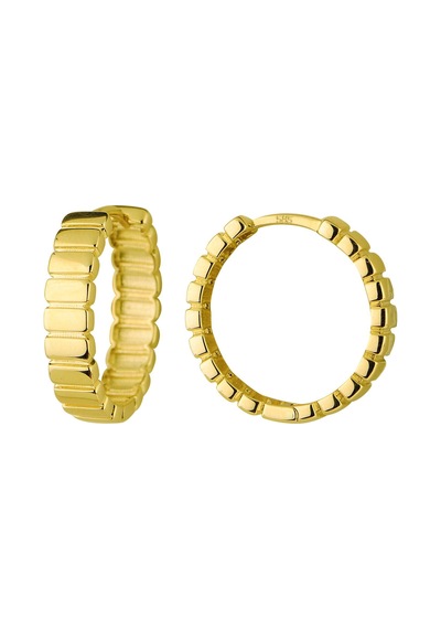 Goldkupe 14 Ayar Altın Dilim Halka Küpe 5,75 Gr-6422