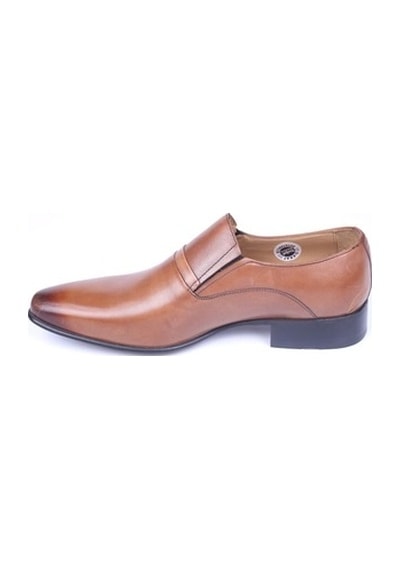 Fosco 5049 Erkek Bağcıksız Hakiki Deri Klasik Ayakkabı