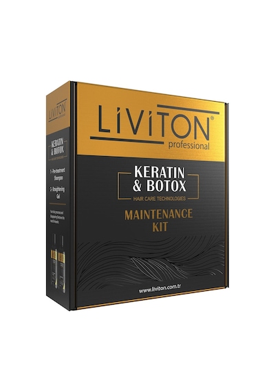 Liviton Professional Saç Düzleştirici ve Keratin Bakım Seti 500 ML