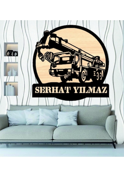 Vinç Kurtarıcı  Ahşap Duvar tablo