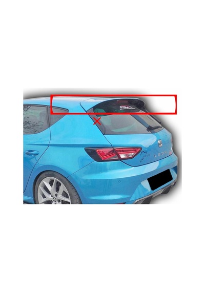 Seat Leon Mk3 Spoiler Plastik Boyasız