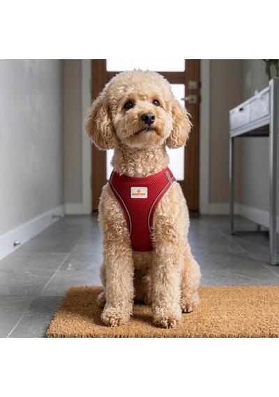 Köpek Ve Kedi Göğüs Tasması L Nefes Alabilen File Kumaş Ayarlanabilir Yelek Tasarım Yansıtıcı Şeritli Genel