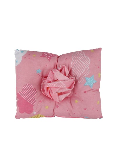 Unisex Pembe Renkli Yıldız Desenli Emzirme Yastığı