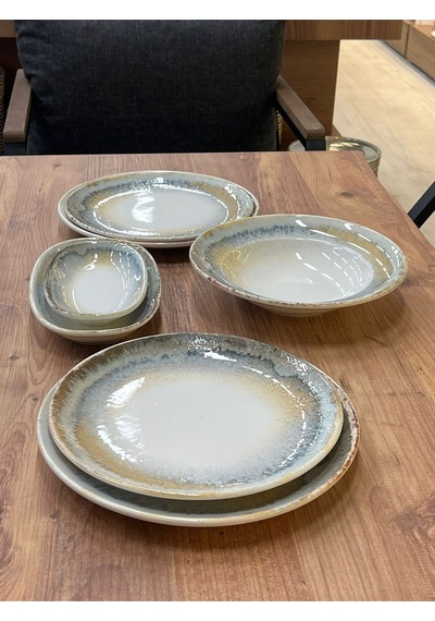 7 Parça Knidos Gourmet Yemek Takımı Çok Renkli