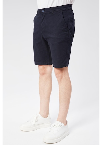 Braccas Erkek Modal Karşımlı Chino Slim Fit Şort Lacivert Lacivert