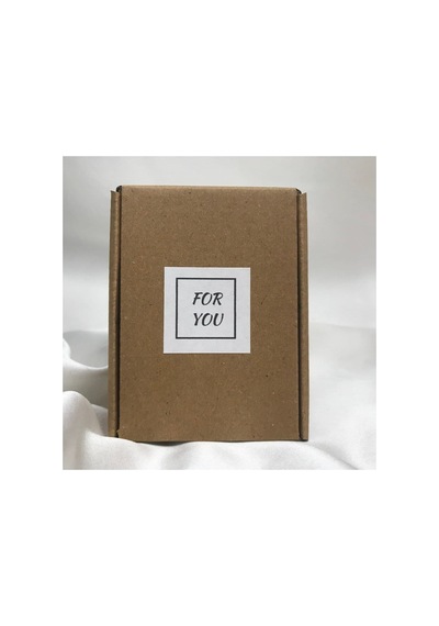 For You Sticker Mat Wrapping Greetings Black White Sade 3.5 Cm - 40 Adet Çok Renkli