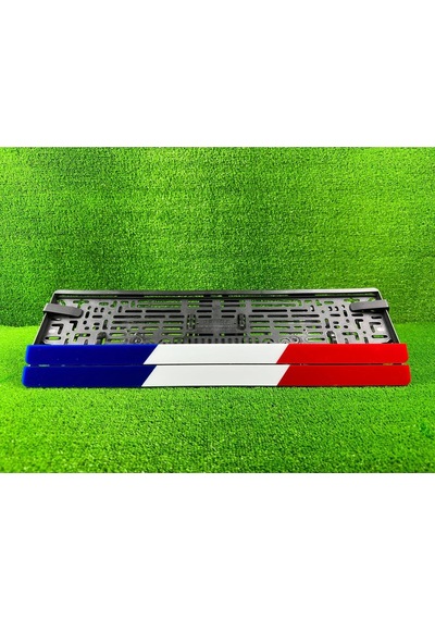 Plakam54 Fransa Renkleri 3d Pleksi Araba Plakalığı