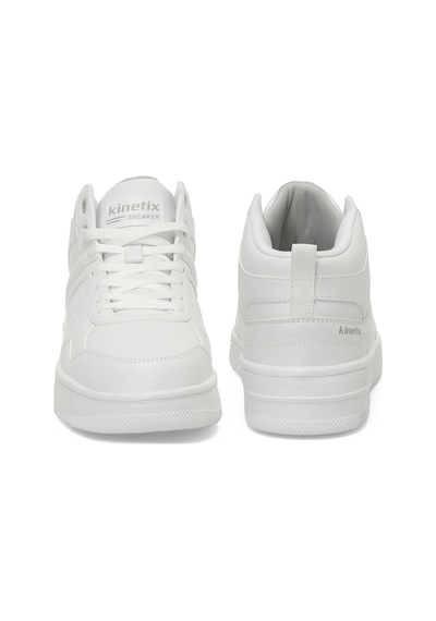 Kinetix Lowner Pu Hı 5pr Beyaz Unisex High Sneaker Beyaz-a Grı