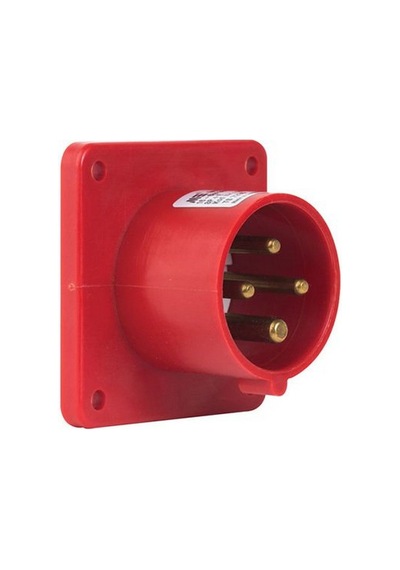 Mete Enerji 4x16a. Ip44 Makine Fişi Düz T28112