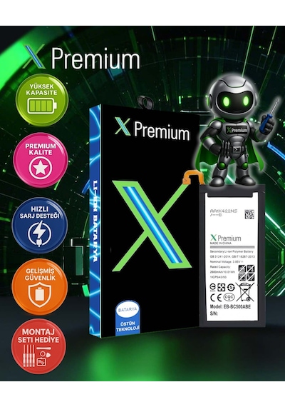 Xpremium Samsung Uyumlu C5 Sm-c5000 Batarya Pil Süper Yüksek Kalite 2600 Mah
