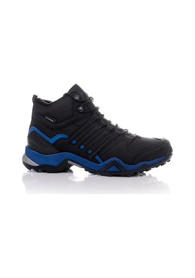Tonny Black Rahat Kalıp Yanı Şerit Detaylı Bağcıklı Unisex Siyah Mavi Trekking Bot Tb242-0 Siyah Mavi