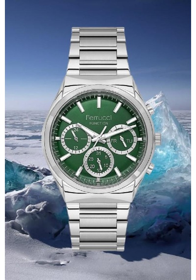 Ferrucci Fcf 1025 03517m.04 Erkek Kol Saati Metalik Gri