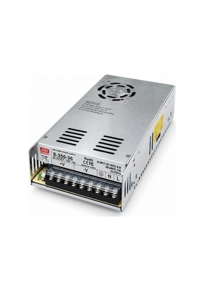 Mw S-350-36 Switching Güç Kaynağı 36v 10a 360w Metal Kasa Trafo