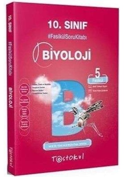 Testokul Yayınları 10.Sınıf Fasikül Biyoloji Soru Kitabı (5 Fasi