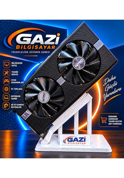 Sapphire Nitro Rx 580 4gb Gddr5 256 Bit Ekran Kartı Spot Ürün