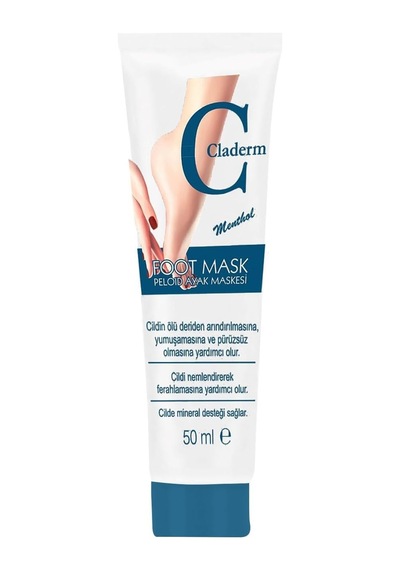 50 Ml Tüp Kil Ayak Maskesi Menthol