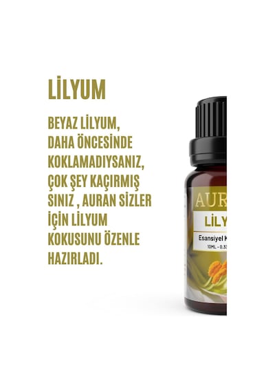 Auran Lilyum Esansiyel Uçucu Yağı 10 ML