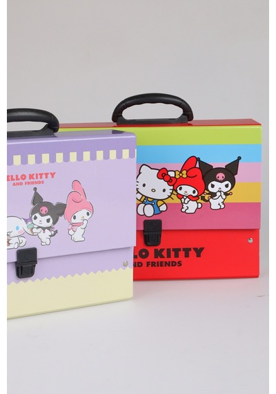 X Dekomus Lisanslı "happy Friends Collection" Hello Kitty Saplı Çanta Tekli Altın