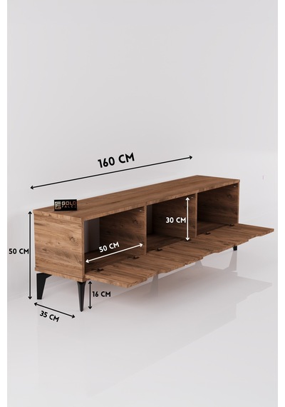 Royal Tv Sehpası Suntalam 160x35 Cm Kahverengi