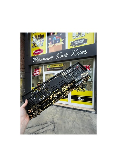 Zeytindalı Çizgili Sarkık Plakalık - 665907553