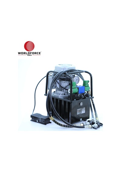 Worldforce 11240 Elektro Hidrolik Pompa 1400 Bar 4 Litre Yağ Kapasiteli Çift Etkili Kumandalı Yağ Ünitesi