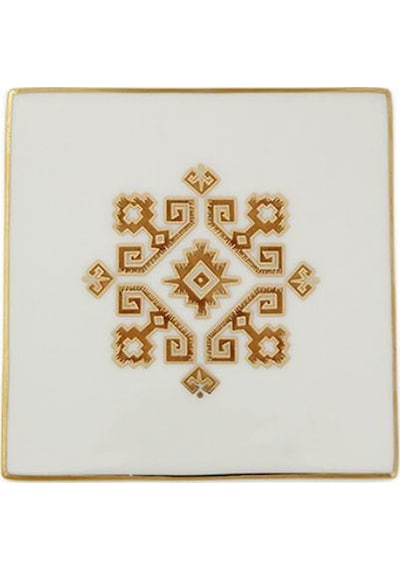 Porland Arabesque Desen1 Bardak Altlığı 10x10 Cm 04alm006813 Çok Renkli