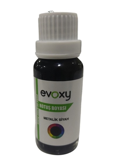 Oto Araba Araç Rötuş Boyası Ufak Çizik Onarıcı  Temizleyici Boya Metalik Siyah 10 Ml Glz02011165 1 Adet