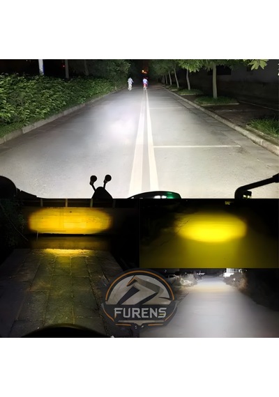 H4 Zenon 3 Fişli Motorsiklet Farı Çift Devre Uzun Kısa 12v Tek Adet Fiyatıdır