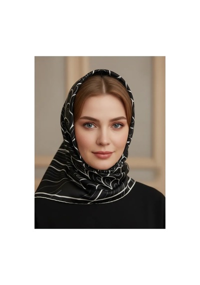 Alfa Aksesuar 03 Mısırlı Polyester Eşarp Desen 3 Bej