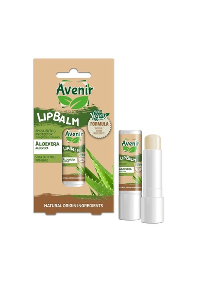 Aloevera Vegan Dudak Bakım Kremi - Kuruyan Ve Çatlayan Dudaklar Için Yumuşatıcı Ve Koruyucu Etkili
