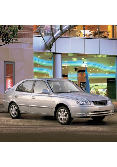 Hyundai Accent Admire 2000-05 Sol Sürücü Tarafı Güneşlik Gri Renk