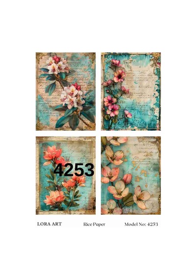 Lora Pirinç Dekopaj Kağıdı 4253