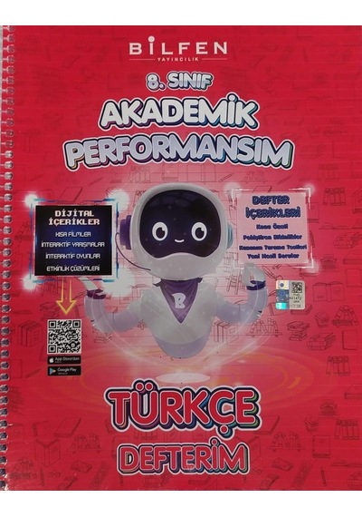 8. Sınıf Türkçe Akademik Performansım Defterim