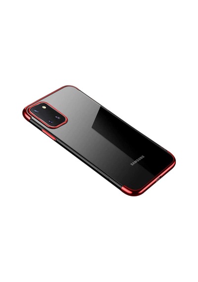 Galaxy A81 Köseleri Renkli Seffaf Kamera Korumali Silikon Kilif 565949165