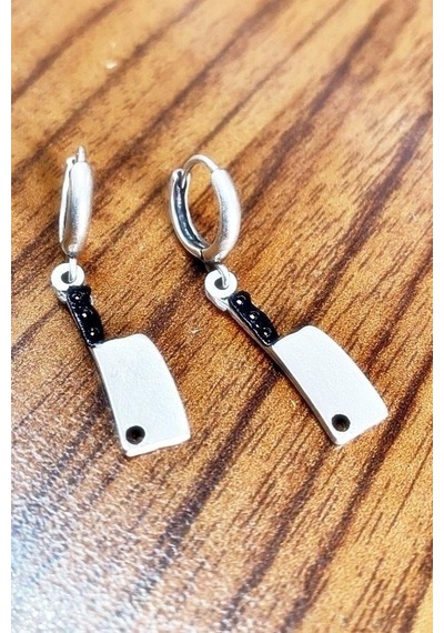 Takı Dükkanı Sallantılı Chef Satır Küpe Bck39