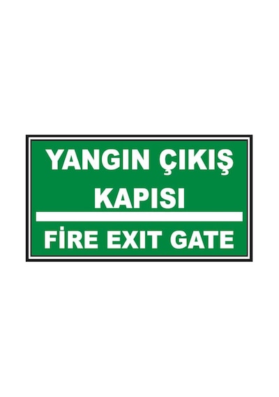 Fosforlu Yangın Çıkış Kapısı- Fire Exit Levhası - Fotolümenli (497721063)
