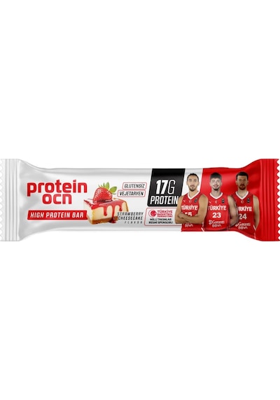 Proteinocean Çilekli Cheesecake Protein Bar 50 G 2 Adet