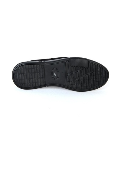 Dropland 8522 Siyah Nubuk %100 Deri Erkek Casual Ayakkabı