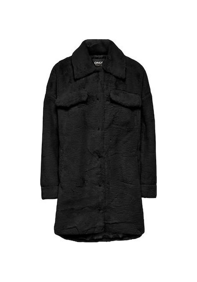 Only Onlvıda Fur Shacket Otw Siyah 001