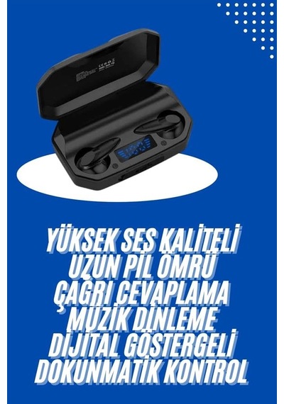 Mey İthalat Kulaklık Bluetooth 5.2 Kablosuz Kulakiçi Rgb Işıklı Çift Mikrofonlu Diğer