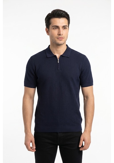 Baglan Erkek Spor Polo Yaka Triko Tişört Bgl-st05371 Lacivert