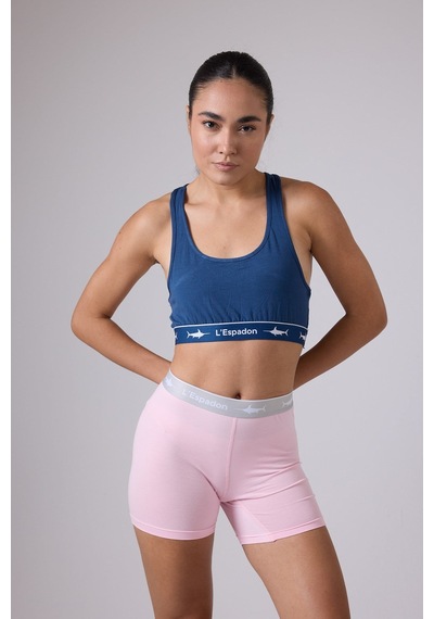 Athleshorts Yüksek Bel Kadın Uzun Boxer Şort-3269 Pembe