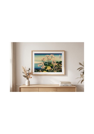 Hokusai Tokaido Üzerinde Shinagawa Gotenyama Çerçevesiz Poster 30x42 Cm A3 Tablo Japon Sanatı
